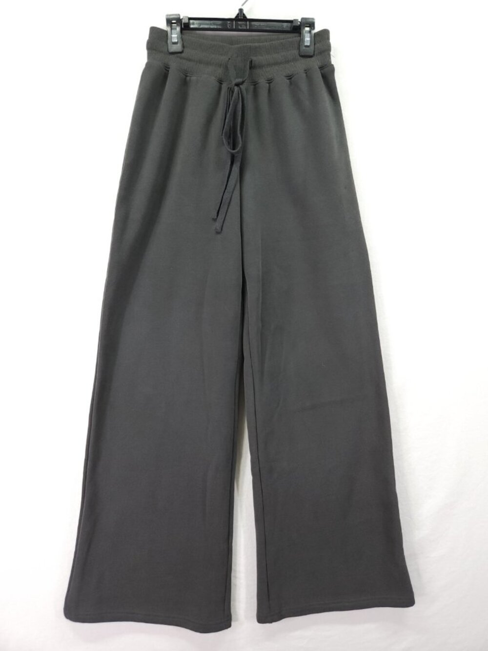 Princess Polly Womens 2 Dark Gray High Waist Wide Leg Sweatpants Lounge Pants